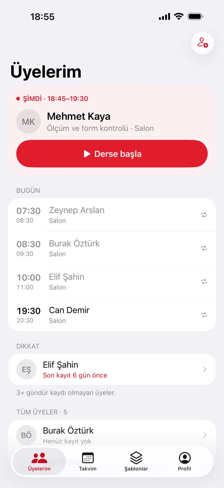 Koç paneli: şimdiki ders, bugünkü dersler ve dikkat isteyen üyeler